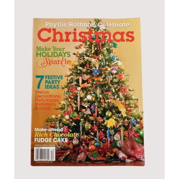 Phyllis Hoffman Celebrate Christmas 2010 Cookbook Party Ideas Trade PB - Picture 1 of 4